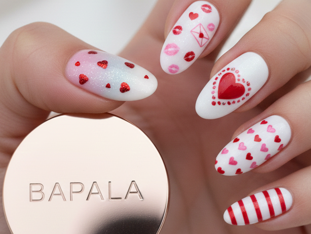 san valentin uñas